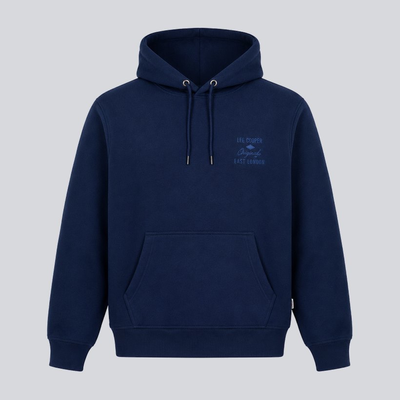 Navy Lee Cooper pullover hoodie