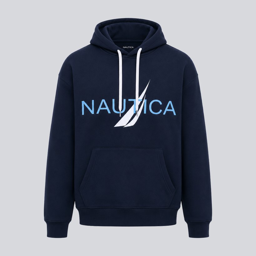 Navy pullover hoodie
