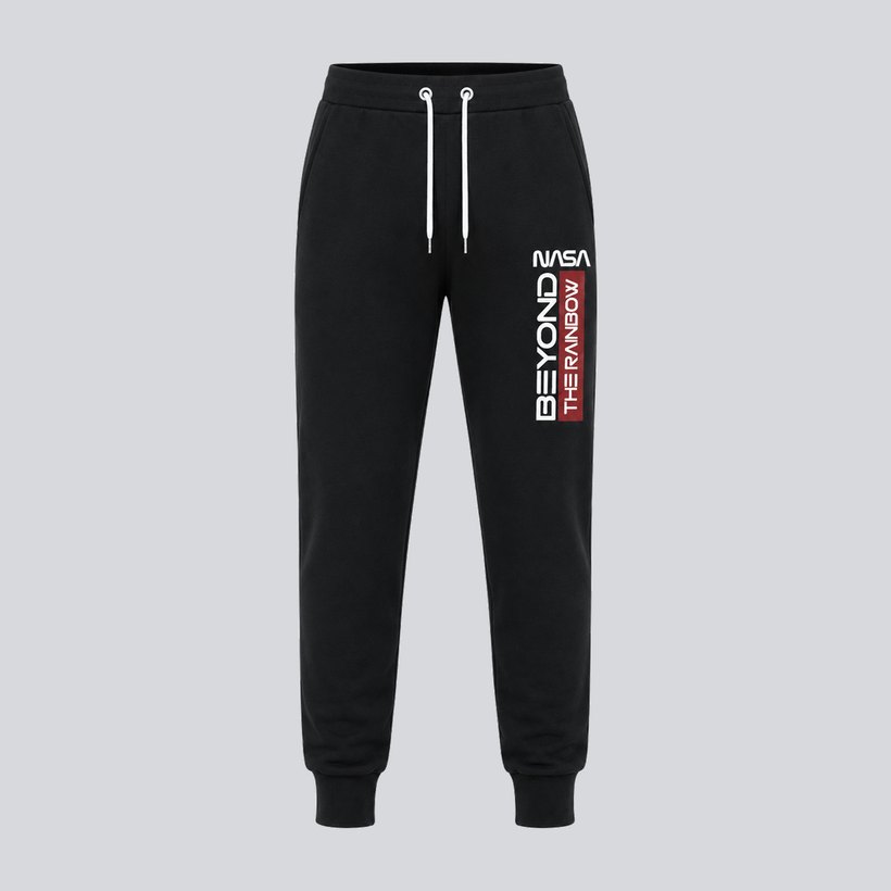 Black NASA joggers