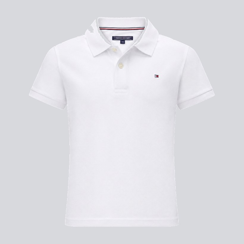 White Tommy Hilfiger kids polo